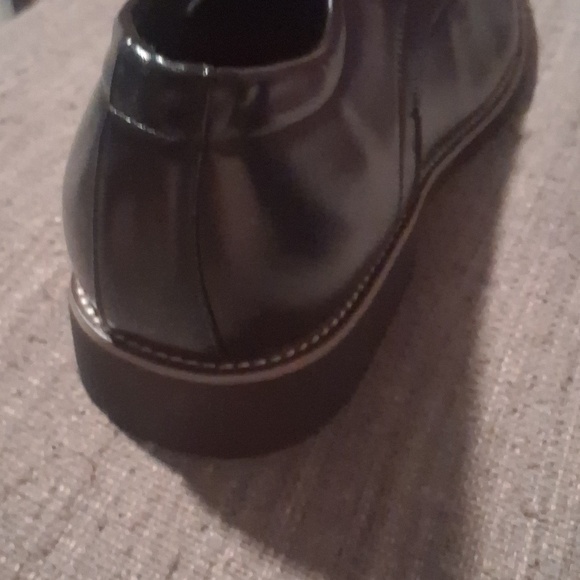 NWT Tanner Classic Black Men\'s Derby Dress Shoes Size 12 EU 46 and original bag main image 6